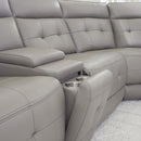 Parker Living Canterbury MCAN-PACKA(HZ)-PEW Pewter 6 pc Zero Gravity Modular Power Reclining Sectional IMAGE 8