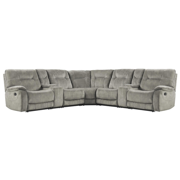 Parker Living Cooper MCOO-PACKT7-SNA Shadow Natural 7 pc Modular Manual Reclining Sectional IMAGE 1