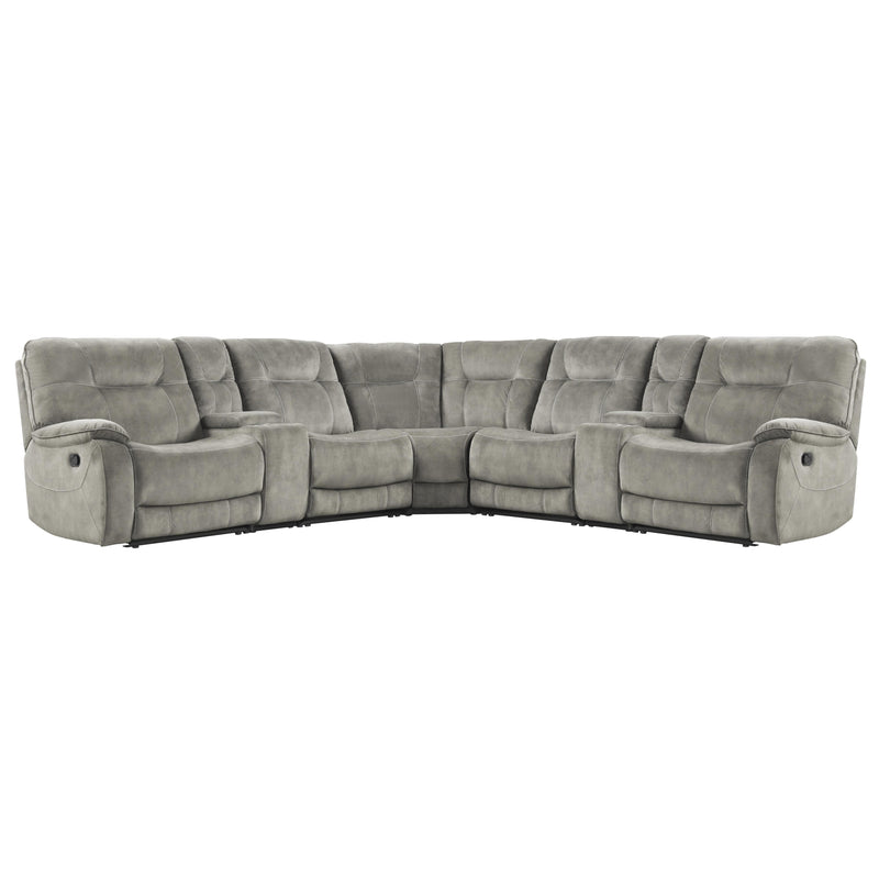 Parker Living Cooper MCOO-PACKT7-SNA Shadow Natural 7 pc Modular Manual Reclining Sectional IMAGE 1