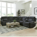 Parker Living Dalton MDAL-PACKT(H)-LCH Lucky Charcoal 6 pc Power Reclining Sectional with Adjustable Headrests IMAGE 1