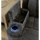 Parker Living Dalton MDAL-PACKT(H)-LCH Lucky Charcoal 6 pc Power Reclining Sectional with Adjustable Headrests IMAGE 4
