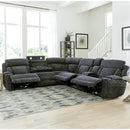 Parker Living Dalton MDAL-PACKT(H)-LCH Lucky Charcoal 6 pc Power Reclining Sectional with Adjustable Headrests IMAGE 8
