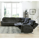 Parker Living Dalton MDAL-PACKT(H)-LCH Lucky Charcoal 6 pc Power Reclining Sectional with Adjustable Headrests IMAGE 9