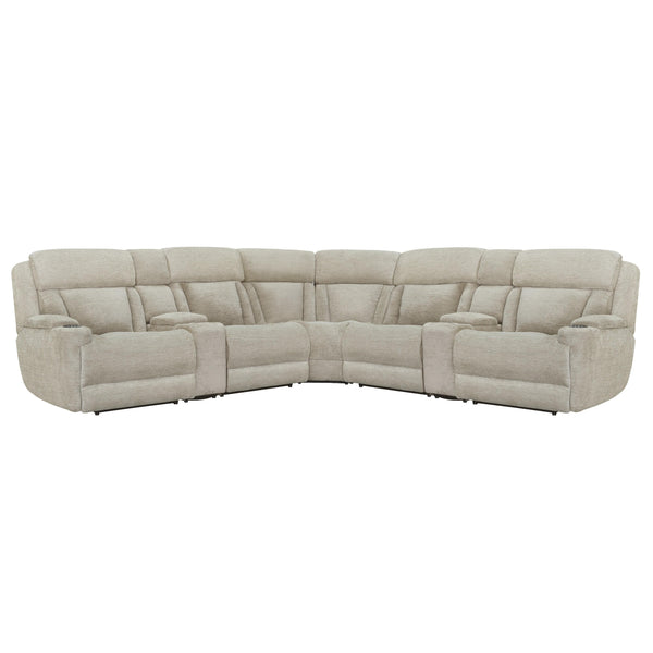 Parker Living Dalton MDAL-PACKT7(H)-LFA Lucky Fawn 7 pc Power Reclining Sectional with Power Adjustable Headrests IMAGE 1