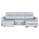 Parker Living Elliot MELL-PACK3A-STRL Sterling 3 pc Modular Lift Top Storage Sectional IMAGE 2