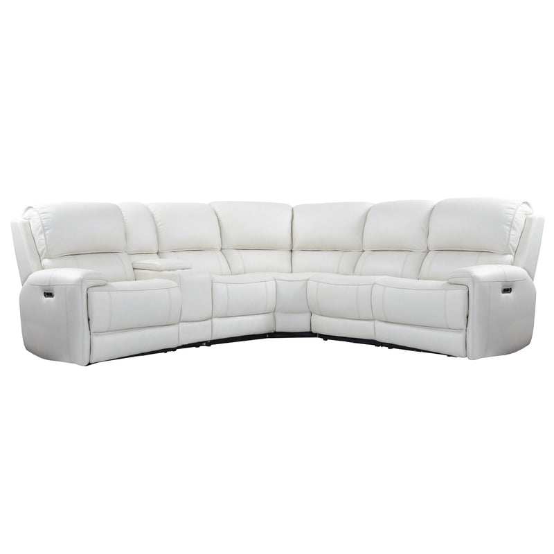 Parker Living Empire MEMP-PACKA(H)-VIV Verona Ivory 6 pc Power Reclining Sectional with Power Adjustable Headrests IMAGE 2
