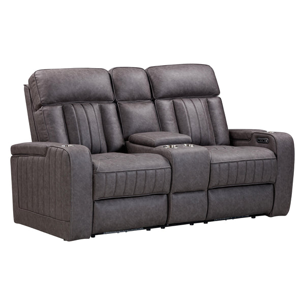 Parker Living Equinox MEQU#822CPH-MERC Mercury Power Reclining Console Loveseat IMAGE 1