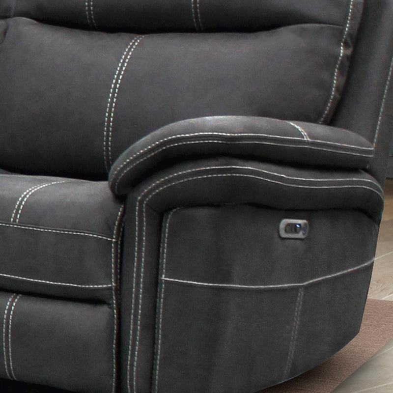 Parker Living Mason MMA-PACKT7(H)-CHA Charcoal 7 pc Power Reclining Sectional with Power Adjustable Headrests IMAGE 3