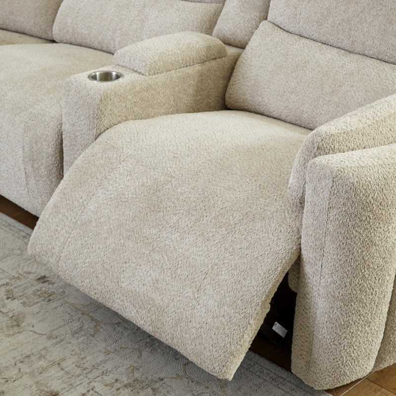Parker Living Modesto MMOD-PACKA(H)-BUCR Buttercream 6 pc Power Reclining Sectional with Adjustable Headrests IMAGE 4