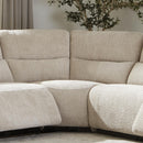 Parker Living Modesto MMOD-PACKA(H)-BUCR Buttercream 6 pc Power Reclining Sectional with Adjustable Headrests IMAGE 6