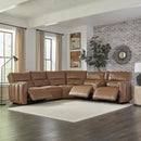 Parker Living Modesto MMOD-PACKA(H)-SABL Sable 6 pc Power Reclining Sectional with Power Adjustable Headrests IMAGE 8