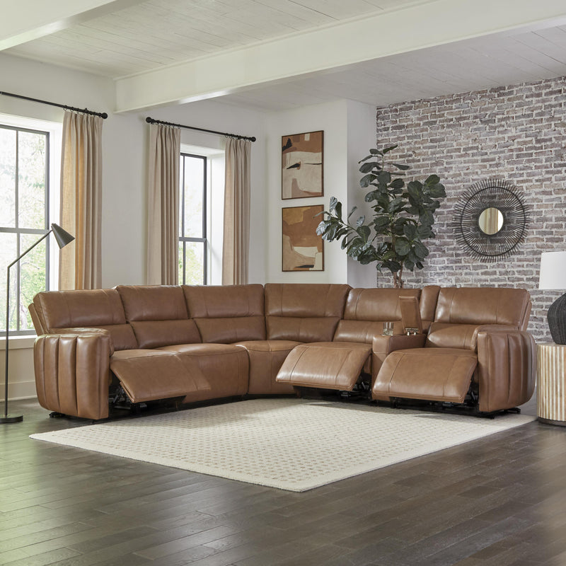Parker Living Modesto MMOD-PACKA(H)-SABL Sable 6 pc Power Reclining Sectional with Power Adjustable Headrests IMAGE 8