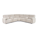Parker Living Modesto MMOD-PACKT7(H)-BUCR Buttercream 7 pc Power Reclining Sectional with Adjustable Headrests IMAGE 2