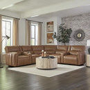 Parker Living Modesto MMOD-PACKT7(H)-SABL Sable 7 pc Power Reclining Sectional with Power Adjustable Headrests IMAGE 1