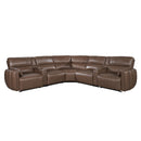 Parker Living Modesto MMOD-PACKT7(H)-SABL Sable 7 pc Power Reclining Sectional with Power Adjustable Headrests IMAGE 2