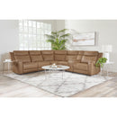 Parker Living Momentum MMTM-PACKA(HZ)-HM-CSHW Cashew 6 pc Power Reclining Sectional with Adjustable Headrests IMAGE 1