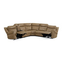 Parker Living Momentum MMTM-PACKA(HZ)-HM-CSHW Cashew 6 pc Power Reclining Sectional with Adjustable Headrests IMAGE 4