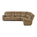 Parker Living Momentum MMTM-PACKA(HZ)-HM-CSHW Cashew 6 pc Power Reclining Sectional with Adjustable Headrests IMAGE 5
