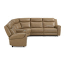 Parker Living Momentum MMTM-PACKA(HZ)-HM-CSHW Cashew 6 pc Power Reclining Sectional with Adjustable Headrests IMAGE 7