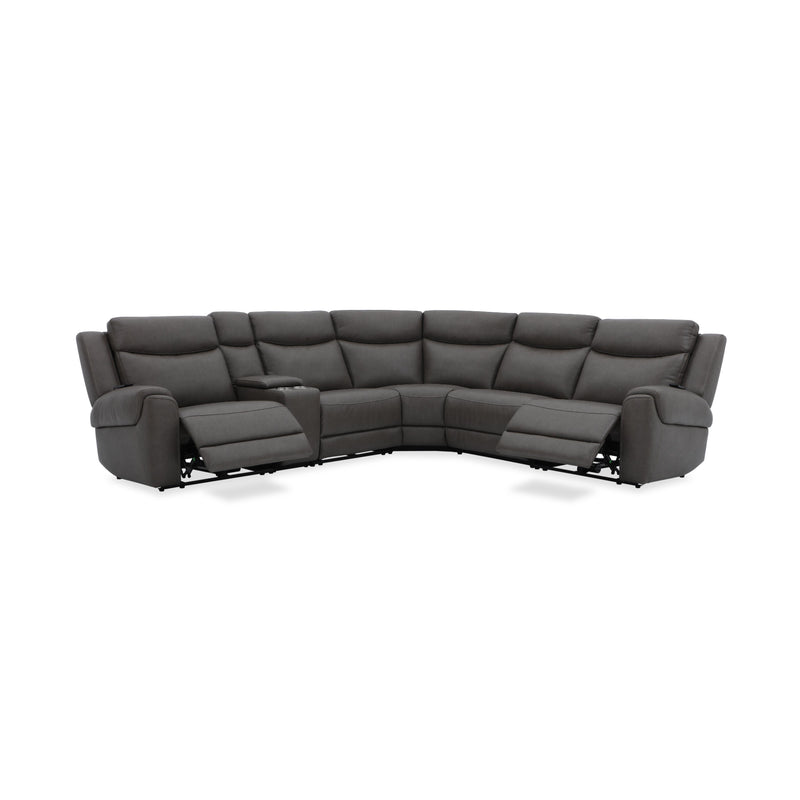 Parker Living Momentum MMTM-PACKA(HZ)-HM-DKGN Dark Granite 6 pc Power Reclining Sectional IMAGE 2