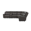 Parker Living Momentum MMTM-PACKA(HZ)-HM-DKGN Dark Granite 6 pc Power Reclining Sectional IMAGE 4