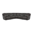 Parker Living Momentum MMTM-PACKT7(HZ)-HM-DKGN Dark Granite 7 pc Power Reclining Sectional IMAGE 1