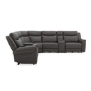 Parker Living Momentum MMTM-PACKT7(HZ)-HM-DKGN Dark Granite 7 pc Power Reclining Sectional IMAGE 2
