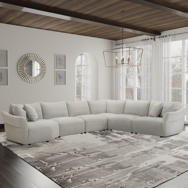 Parker Living Playful SPLA-PACK6A-CNCB Canes Cobblestone 6 pc Modular Sectional IMAGE 1