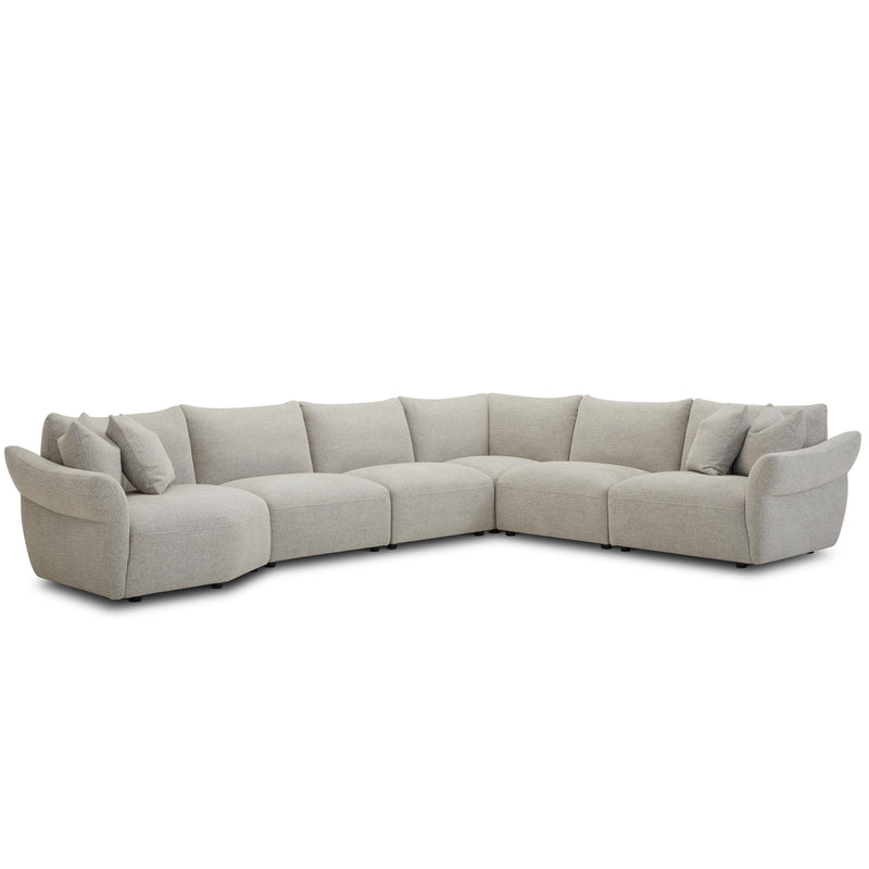 Parker Living Playful SPLA-PACK6A-CNCB Canes Cobblestone 6 pc Modular Sectional IMAGE 2