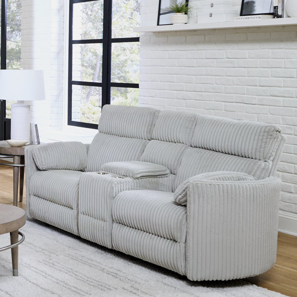 Parker Living Radius MRAD#822CPG-MGGR Mega Grey Power Glider Reclining Console Loveseat IMAGE 1