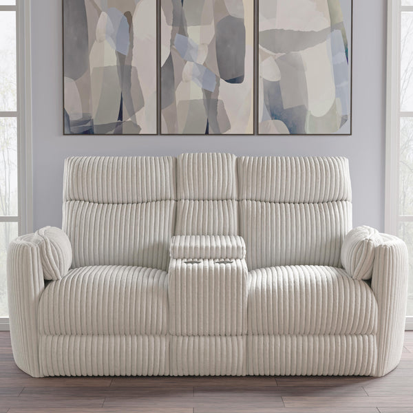 Parker Living Radius MRAD#822CPG-MGIV Mega Ivory Power Glider Reclining Console Loveseat IMAGE 1