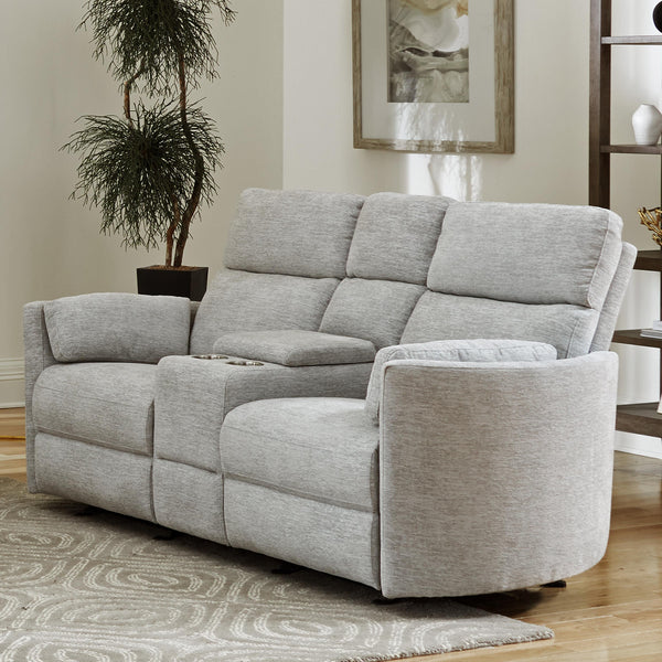 Parker Living Radius MRAD#822CPG-MIN Mineral Power Glider Reclining Console Loveseat IMAGE 1