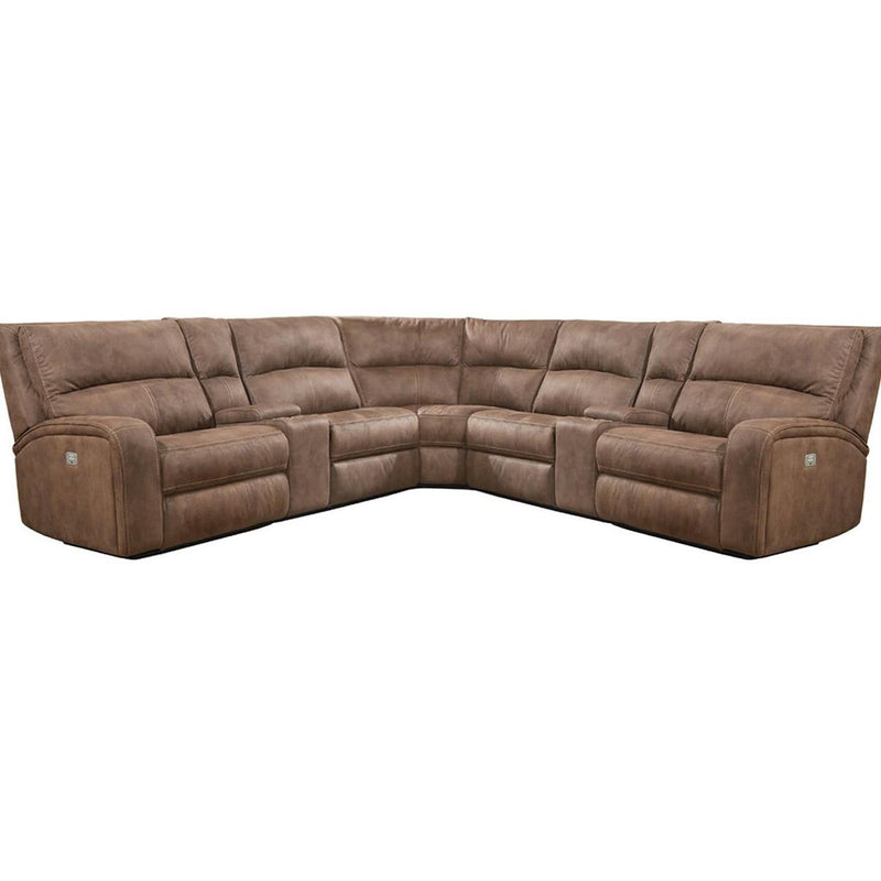 Parker Living Polaris MPOL-PACKT7(H)-KA Kahlua 7 pc Power Reclining Sectional with Power Adjustable Headrests IMAGE 1