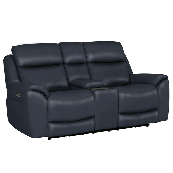 Parker Living Sebastian MSEB#822CPHLT-OLNV Opulent Navy Power Tilt Console Loveseat P3 IMAGE 1