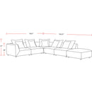 Parker Living Recess SREC-PACK6A-RPBL Reptile Blue 6 pc Modular Sectional IMAGE 4