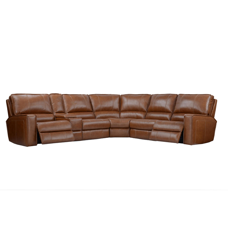 Parker Living Rockford MROC-PACKA(H)-VSA Verona Saddle 6 pc Power Reclining Sectional with Adjustable Headrests IMAGE 3