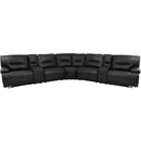 Parker Living Spartacus MSPA-PACKT7(H)-BLC Black 7 pc Modular Power Reclining Sectional with Adjustable Headrests IMAGE 1