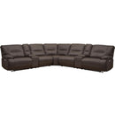 Parker Living Spartacus MSPA-PACKT7(H)-CHO Chocolate 7 pc Power Reclining Sectional with Adjustable Headrests IMAGE 1