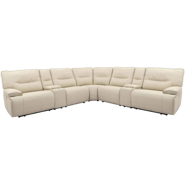 Parker Living Spartacus MSPA-PACKT7(H)-OYS Oyster 7 pc Modular Power Reclining Sectional with Adjustable Headrests IMAGE 1