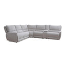 Parker Living Stellar MSTR-PACK6A(H)-BLCT Bloke Cotton 6 pc Power Reclining Sectional with Adjustable Headrests IMAGE 2