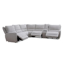 Parker Living Stellar MSTR-PACK6A(H)-BLCT Bloke Cotton 6 pc Power Reclining Sectional with Adjustable Headrests IMAGE 3