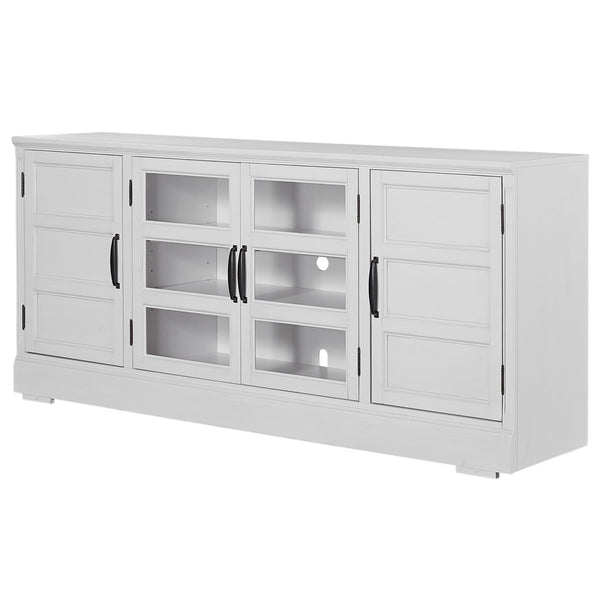 Parker House Furniture Shoreham SHO#412-EFW Effortless White 76 In. TV Console IMAGE 1