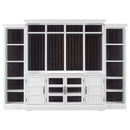 Parker House Furniture Shoreham SHO-4PC-ENT-WALL-EFW Effortless White 4 pc Entertainment Wall IMAGE 3