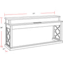 Parker House Furniture Sundance SUN-4PC-01-06-09-SGR Smokey Grey Cocktail Table with 2 Chairside Tables and Console Table IMAGE 9