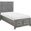 Homelegance Garretson Twin Platform Kids Bed with Storage 1450T-1* IMAGE 3