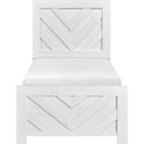 Homelegance Corbin Twin Kids Bed 1534NPWHT-1 IMAGE 2