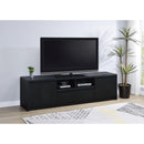Coaster Furniture Winfield 706223 78-inch 2-door TV Stand Media Console - Black IMAGE 2
