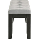  Crown Mark Bardstown 2152LG-BENCH Bench - Light Grey IMAGE 2