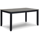  Crown Mark Eloise 2430SET-LG 7 pc Dinette - Light Grey IMAGE 2