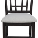  Crown Mark Hartwell 2795BK-S-24 Counter Height Chair - Charcoal Black IMAGE 3